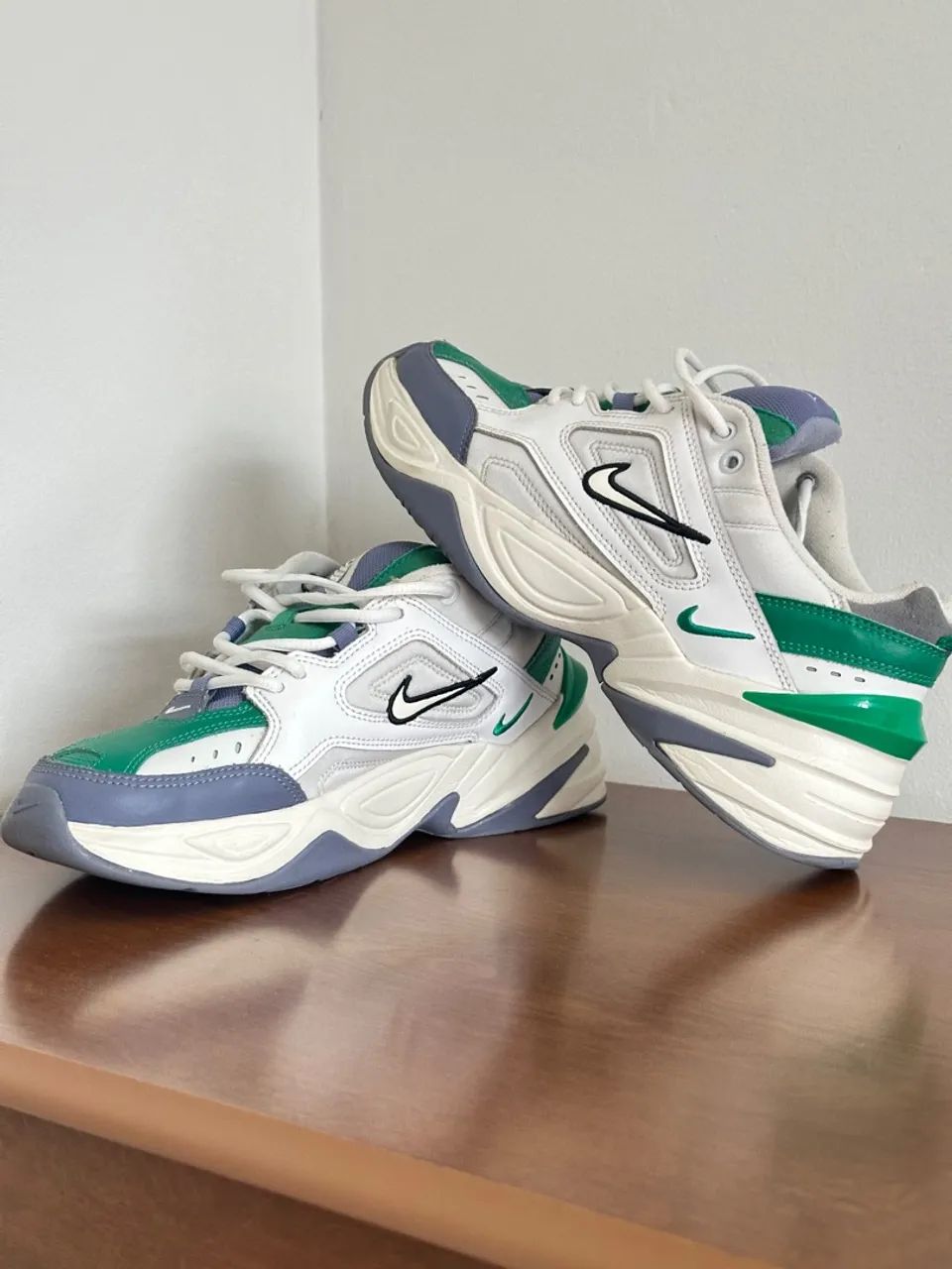 Lucid Green M2k Tekno Green Tênis Nike M2K Tekno Original Platinum