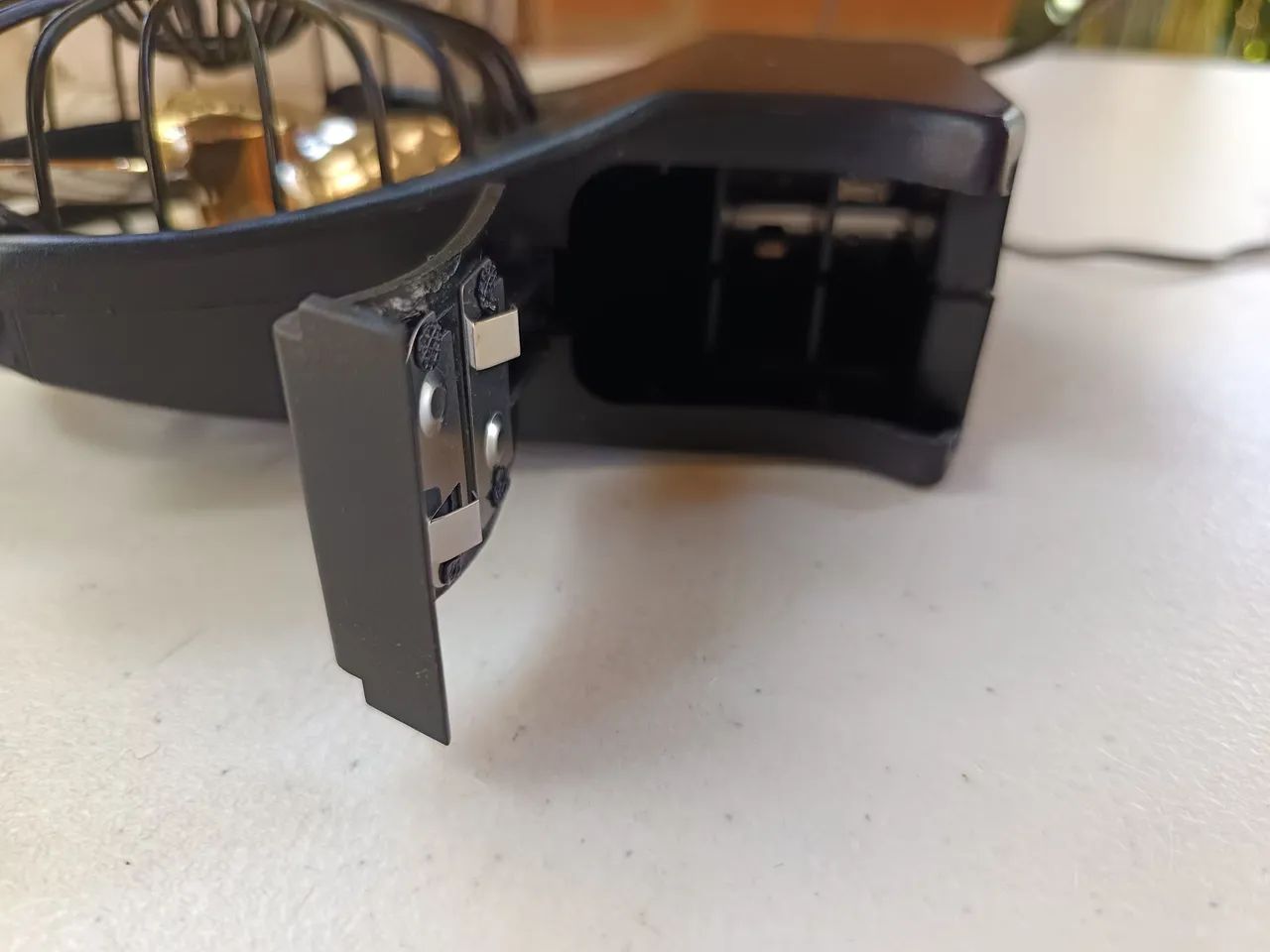 Antigo mini ventilador automotivo, 12v, mighty fan  - Foto 5