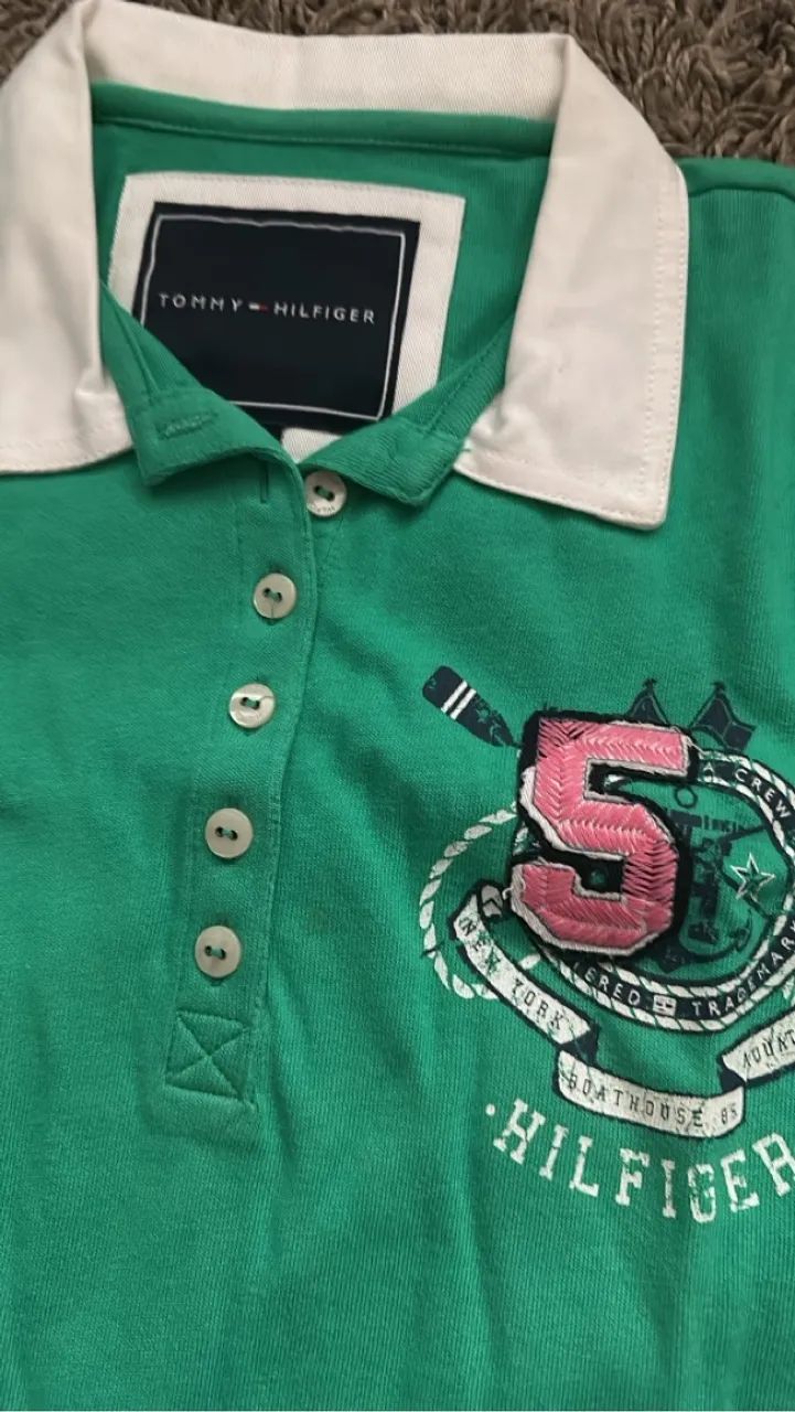 Vestido Polo Tommy Hilfiger Verde 16 - Foto 2