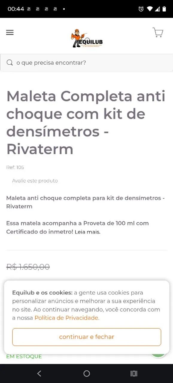 Kit de análises de combustíveis  - Foto 5