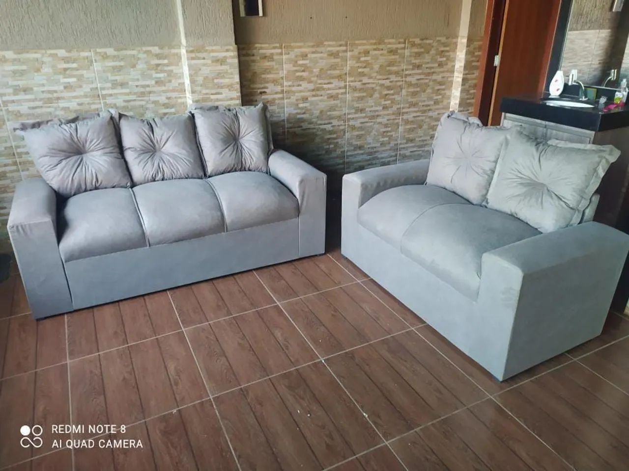 Sofá 2 e 3 lugares Novos direto da fábrica  - Foto 5