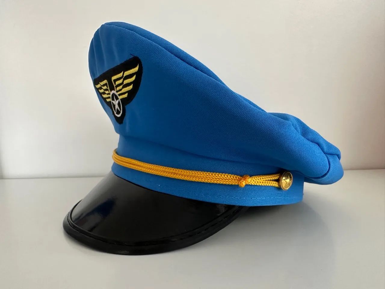 Carnaval Boné de piloto azul com estrela - Novo - Foto 5