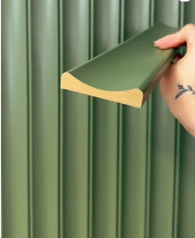 Painel para sala/quarto MDF ondulado -barras várias cores