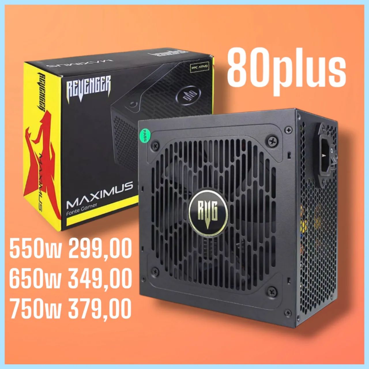 Fonte para pc game 80plus 