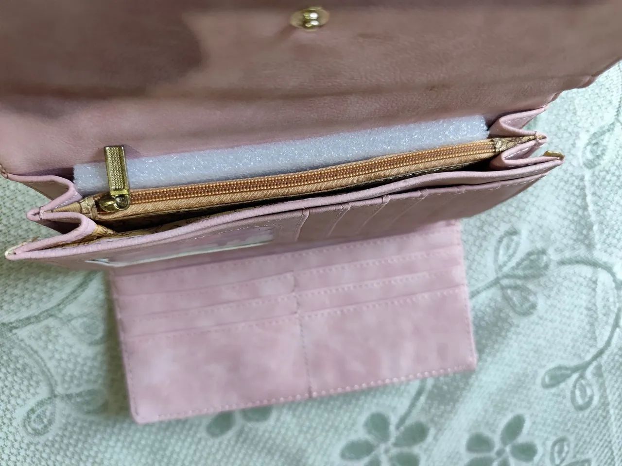 Carteira feminina rosa - nova - Foto 4