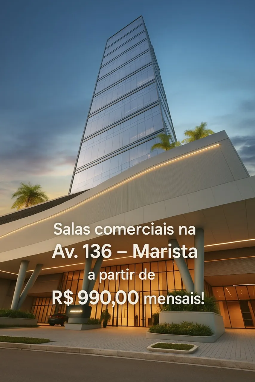 Prédio comercial de alto padrão.