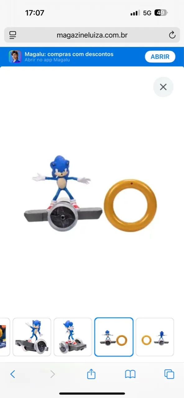 Sonic no Hoverboard - Coleção
