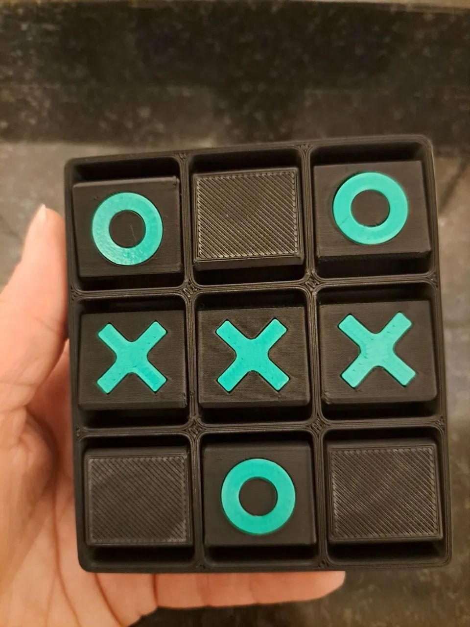 Mini jogo da Velha impresso em 3D 
