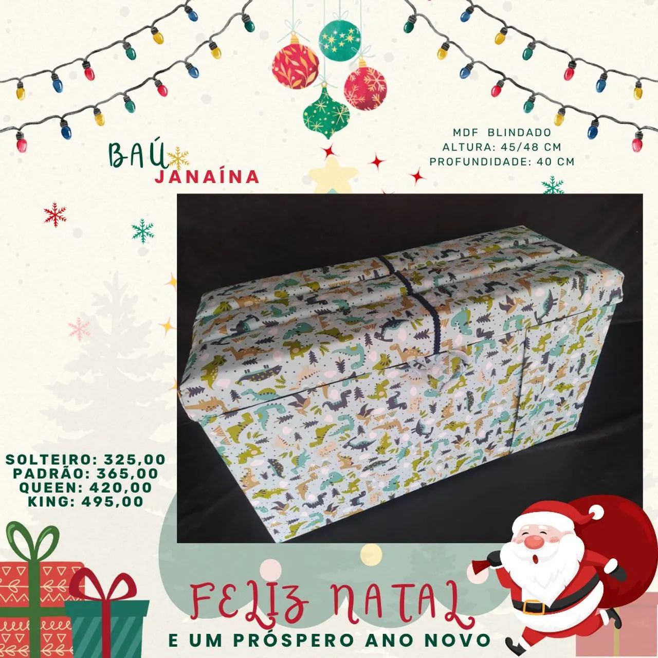Promoção de baús todo em MDF! - Foto 4