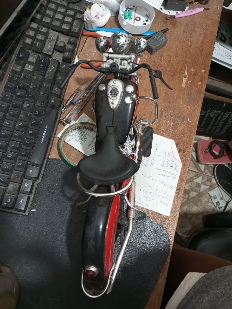 Motocicleta escada 1:10 indian - Foto 5