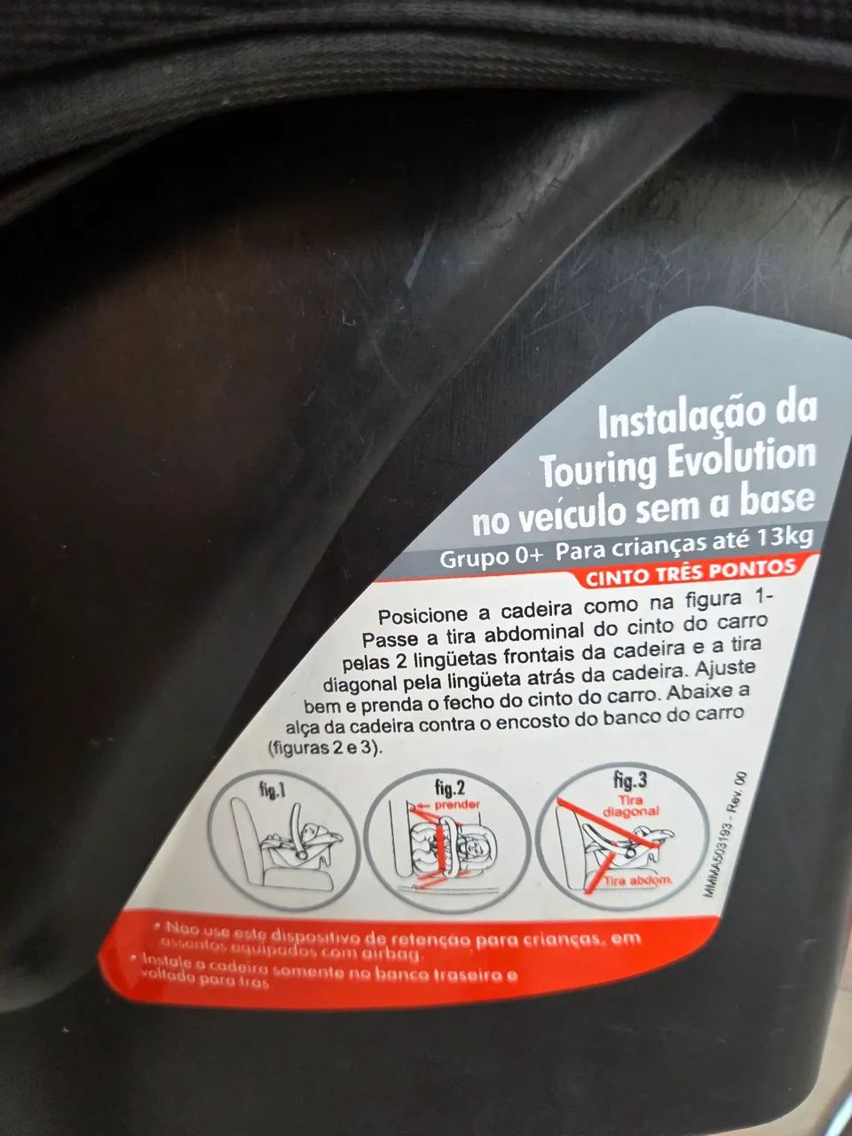 Bebe Conforto Burigoto Touring Evolution Preto - Excelente Estado - Foto 4