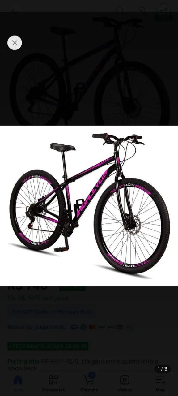 Bicicleta aro 29 nova na caixa  - Foto 3