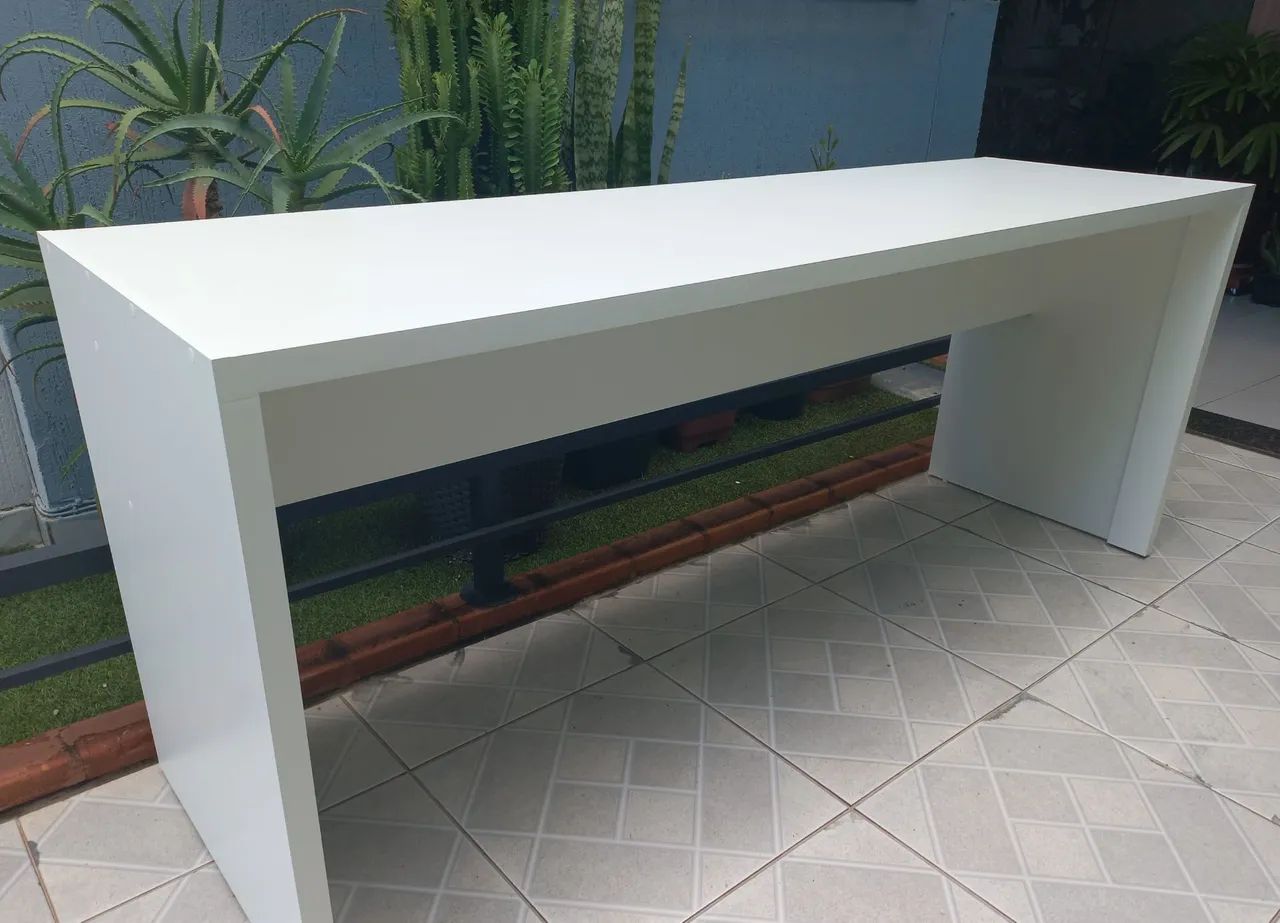 Mesa escrivaninha nova grande em mdf 