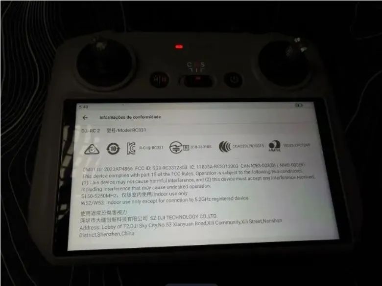 Controle DJI RC 2 com Tela - Estado de Novo! - Foto 2