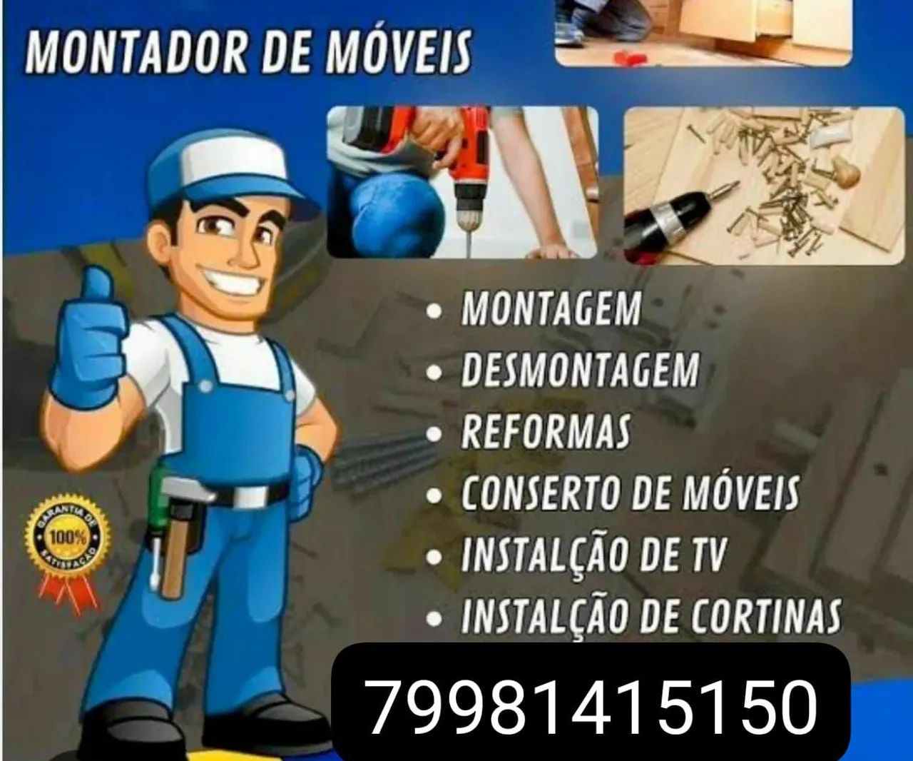 Montador de móveis e marceneiro 