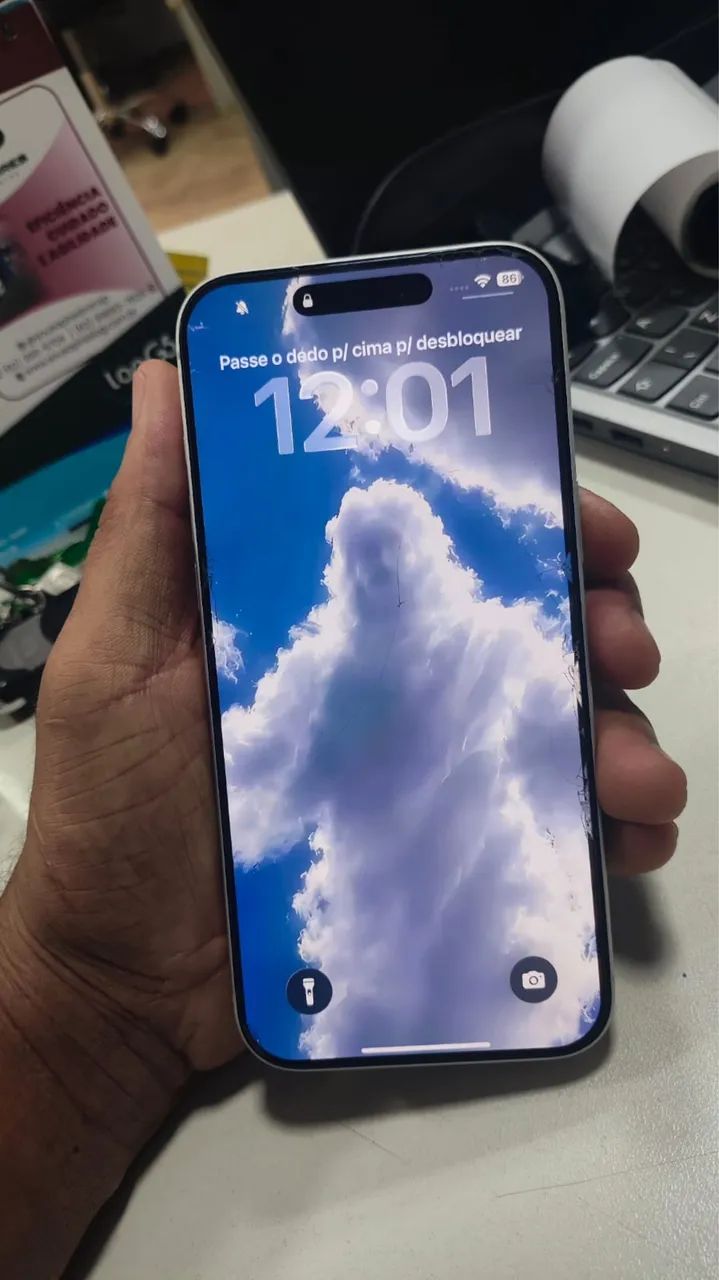 Iphone 17 Pro Max 256gb prata - Foto 3