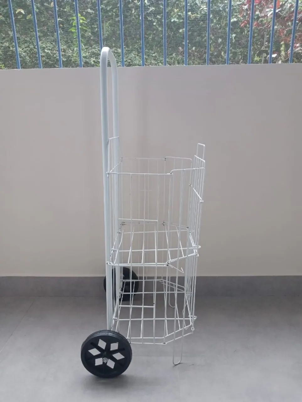 Carrinho Feira Metal Branco - Foto 5