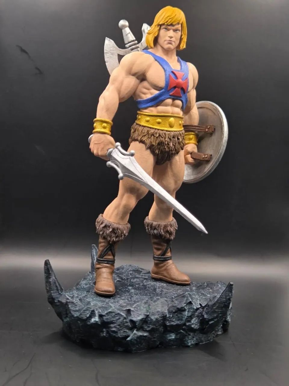 Boneco He-man Mestres Do Universo Colecionaveis Action Figure - Foto 5