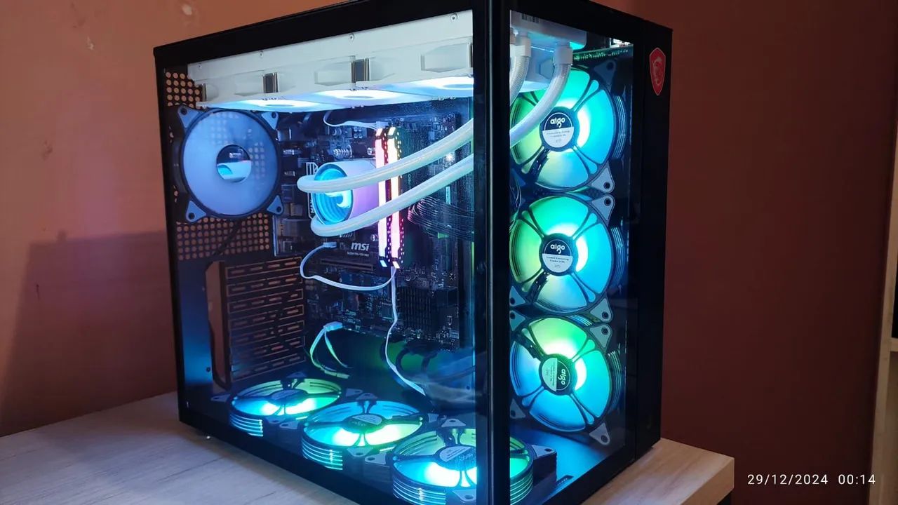 PC Gamer Ryzen 7 + RTX 4060 + 32GB + 2 Monitores + Setup Completo - Foto 2