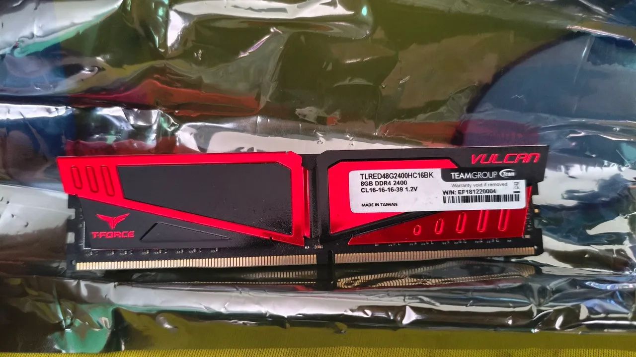 Memória 8gb ddr4 2400mhz