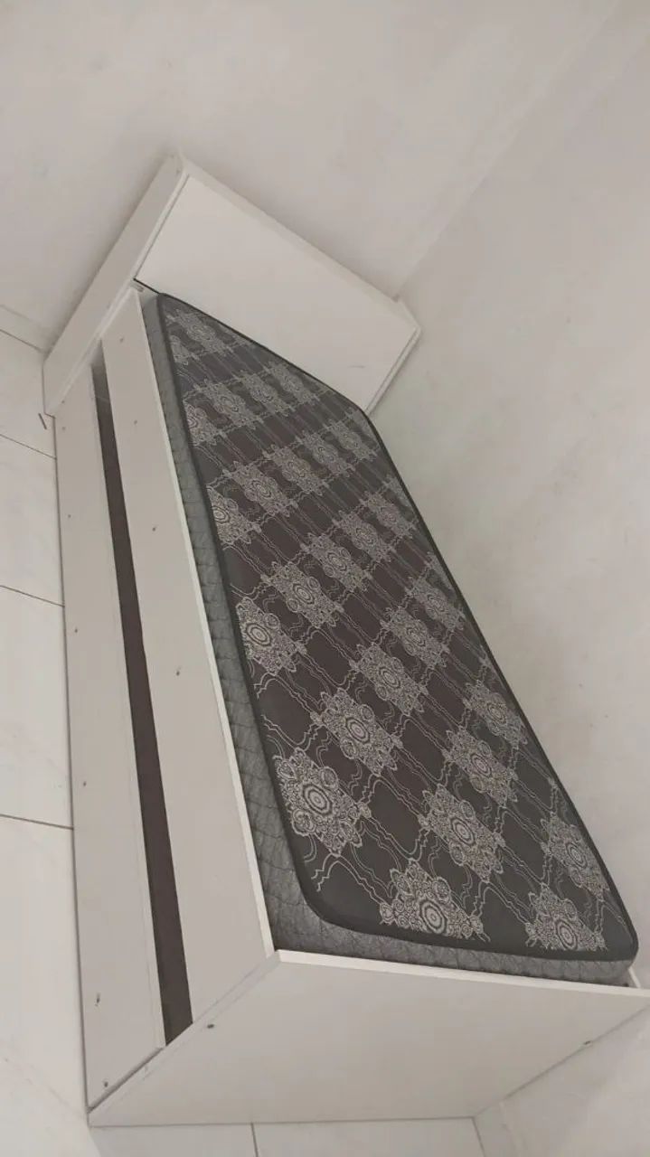 Bicama solteiro com baú e 1 colchão incluso. - Foto 2