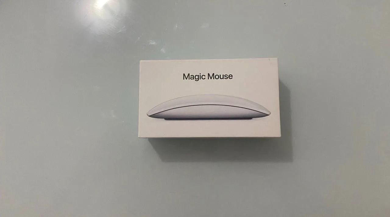 Mouse sem fio Apple Magic Mouse - conexão USB-c branca  - Foto 2