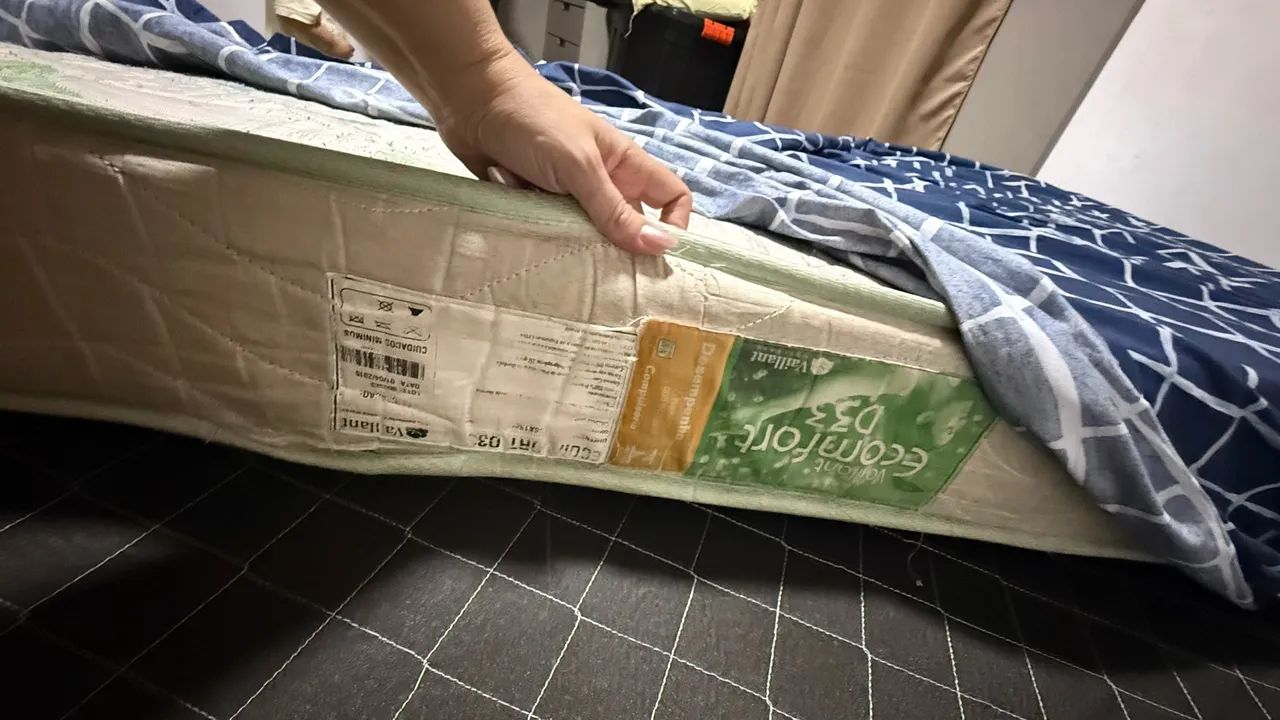 Colchão e cama box solteiro  - Foto 3