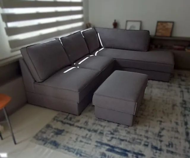 Sofá em Módulos Cinza - Foto 5