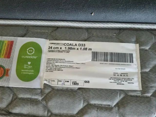 Cama box com bolchão viúva NOVO - Foto 3