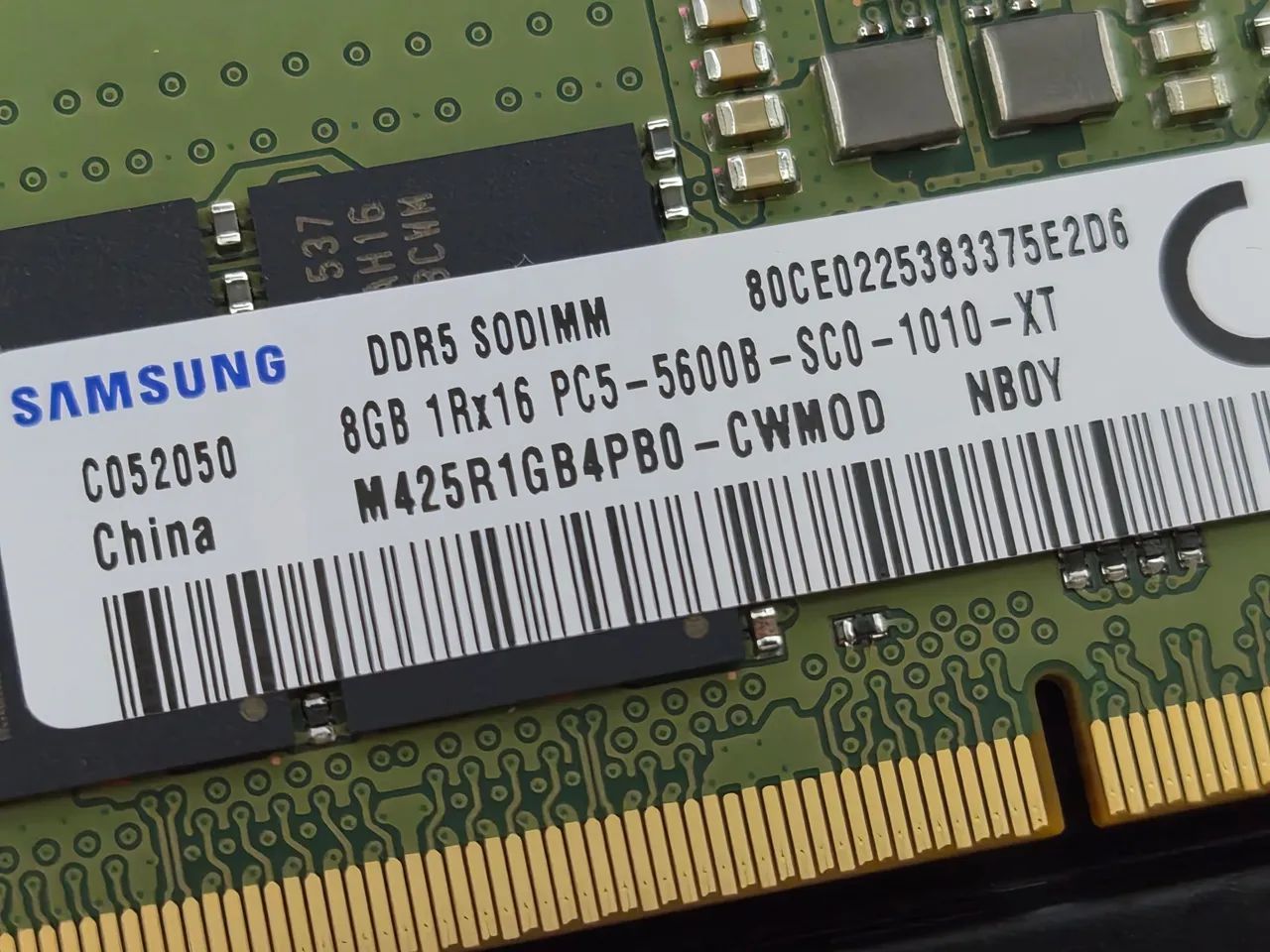 Memoria DDR5 8Gb SODIMM 5600, SAMSUNG - Memória RAM - Jardim