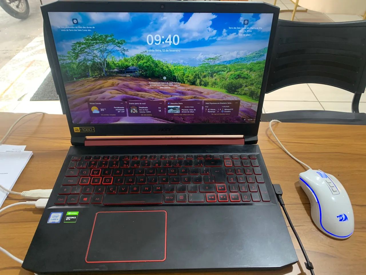 Notebook Gamer Nitro 5 16Gb Muito conservado 