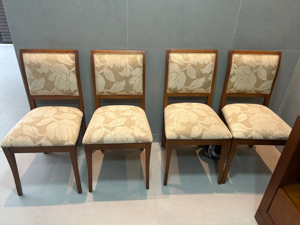 Conjunto kit 4 cadeiras mesa de jantar