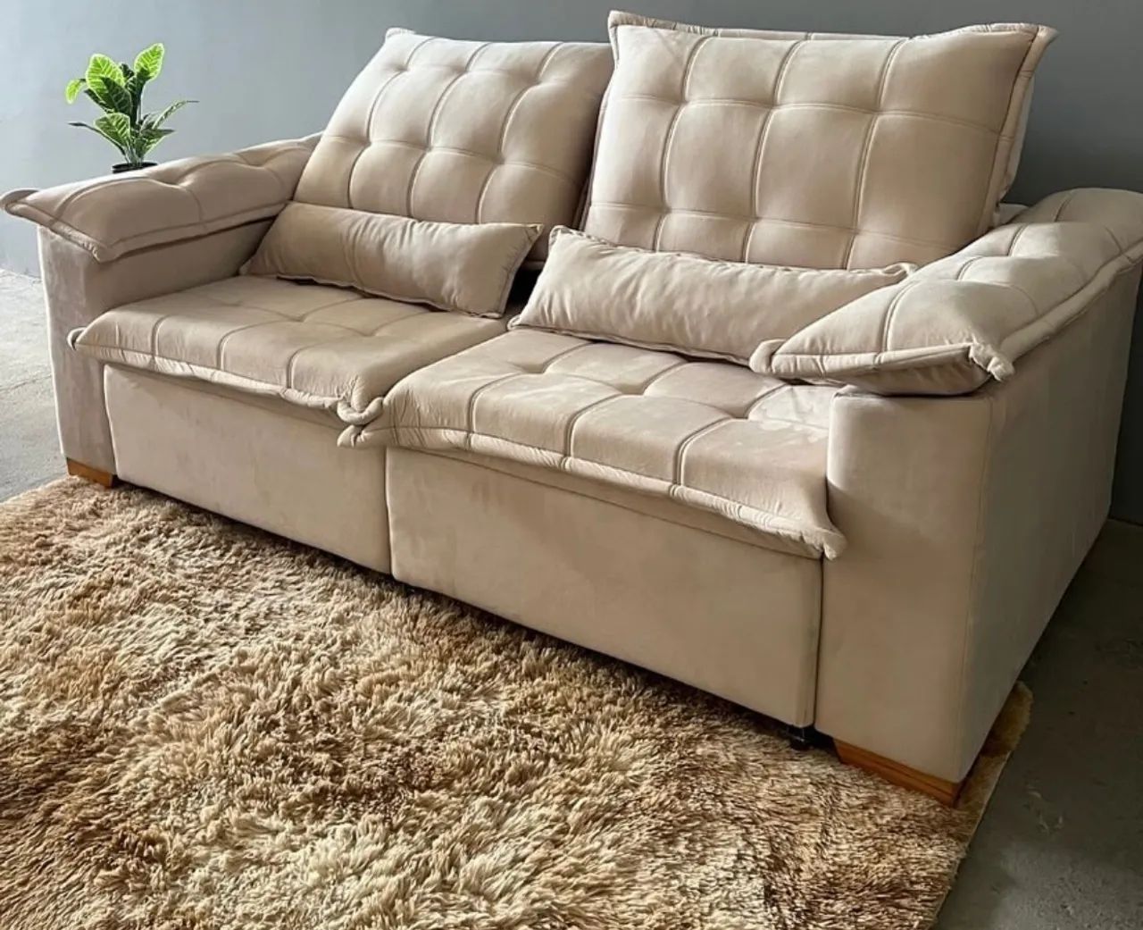 Sofá Retrátil e Reclinável (Pronta Entrega) - Foto 2