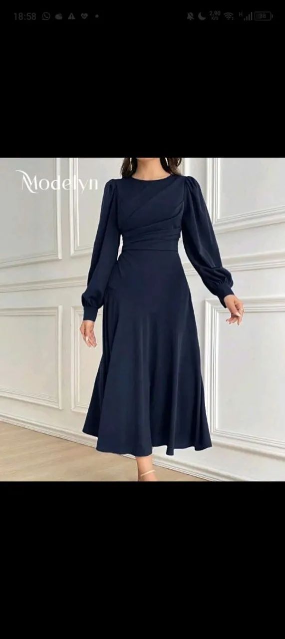 Vestido Azul - Em perfeito estado.