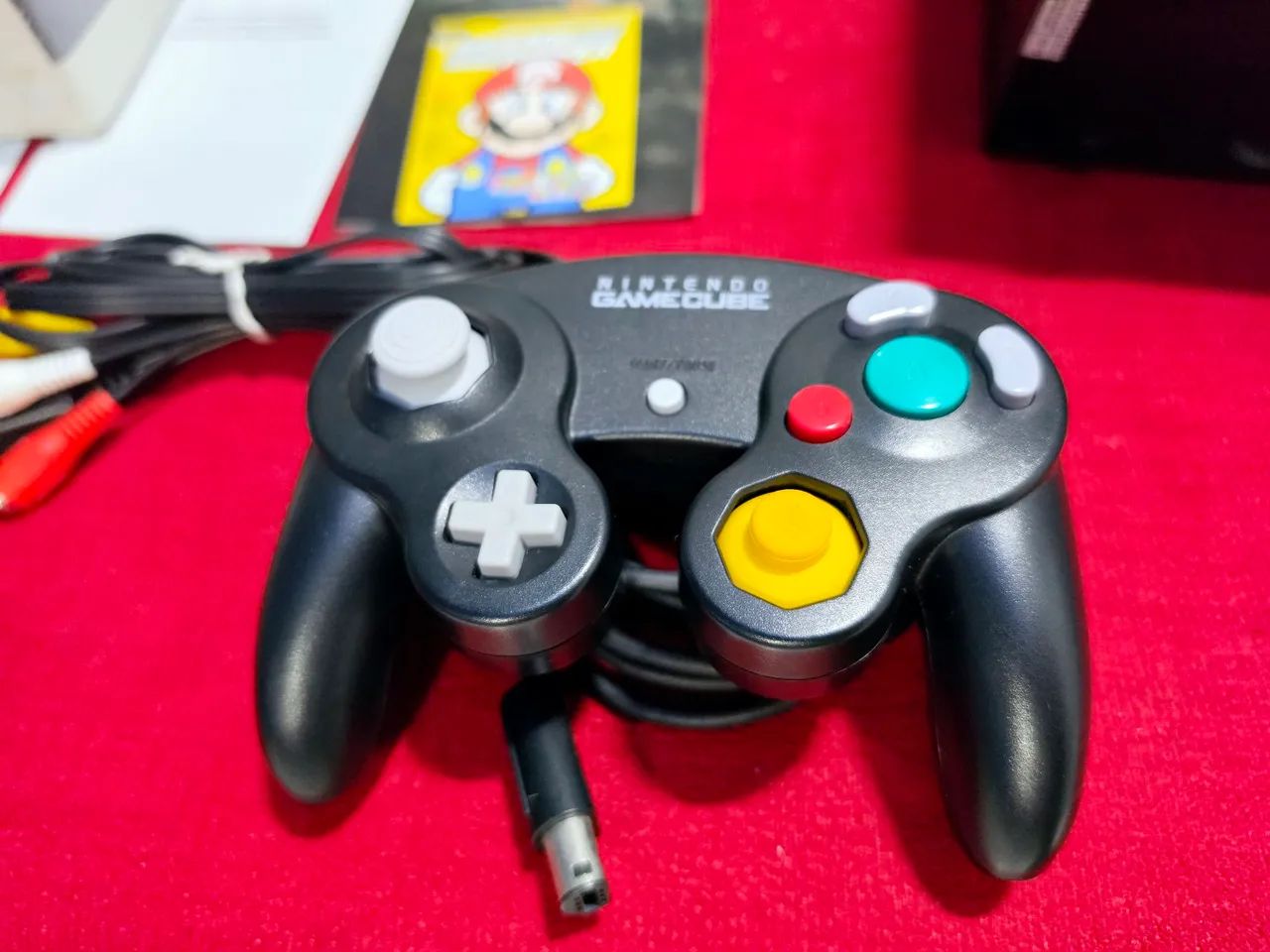 Vendo Game cube preto impecável com saída digital  - Foto 4
