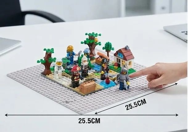 Lego Classic 2 Bases de Construção Branco "Compatível com Lego" - Foto 4