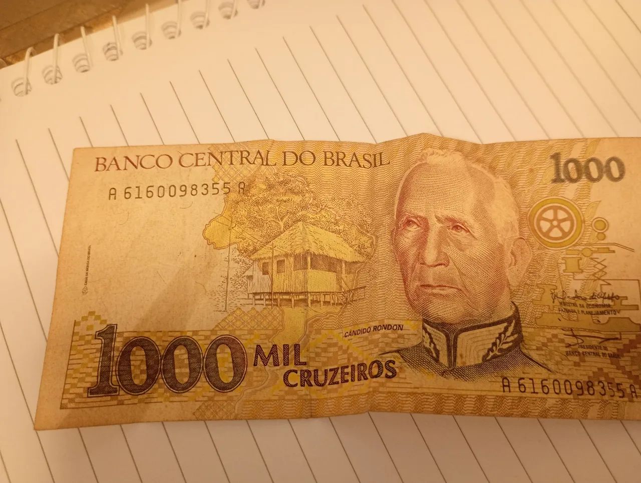 Nota mil cruzeiros - Foto 2