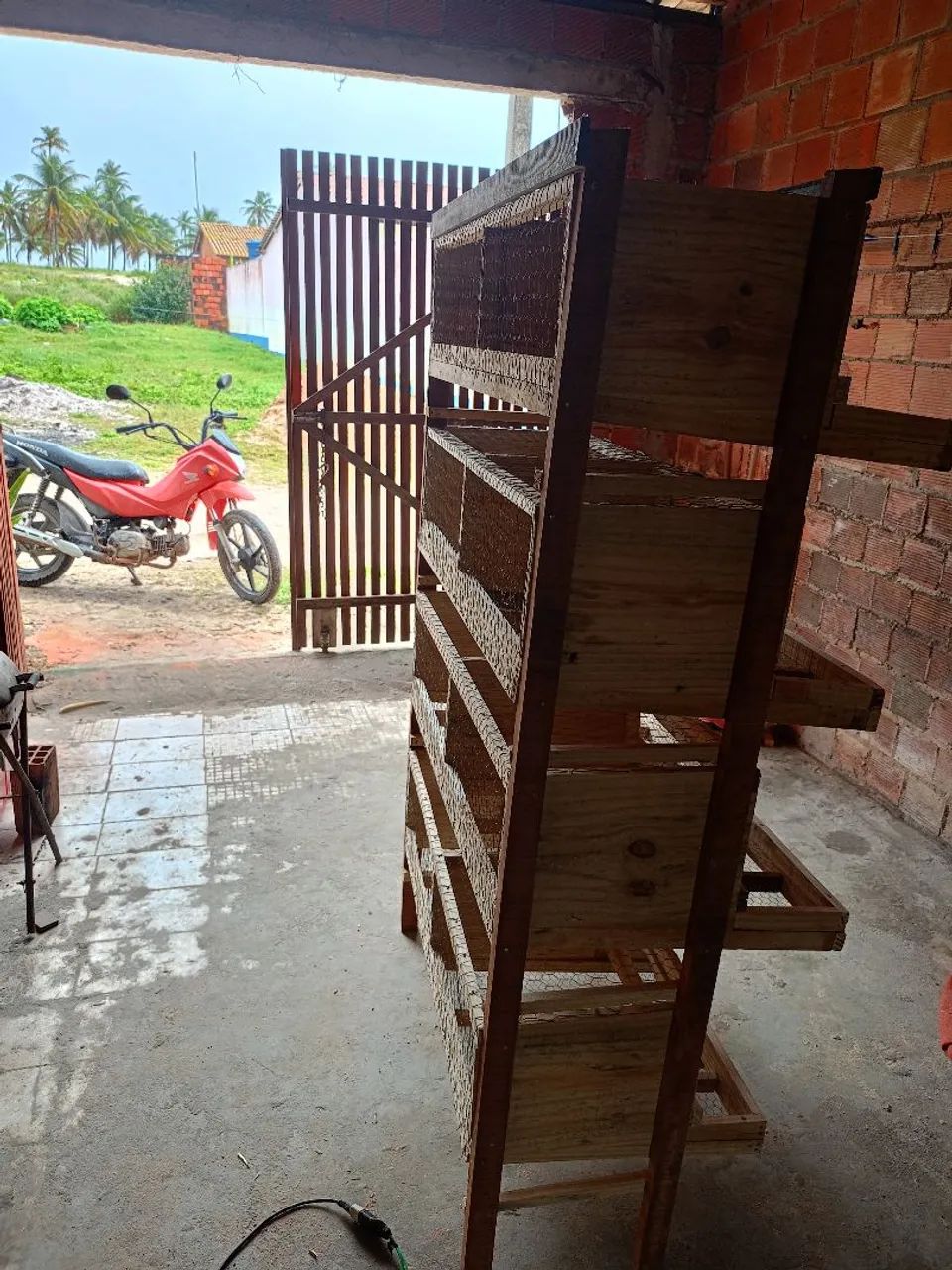 Gaiola para 80 codorna 600 reais - Foto 4
