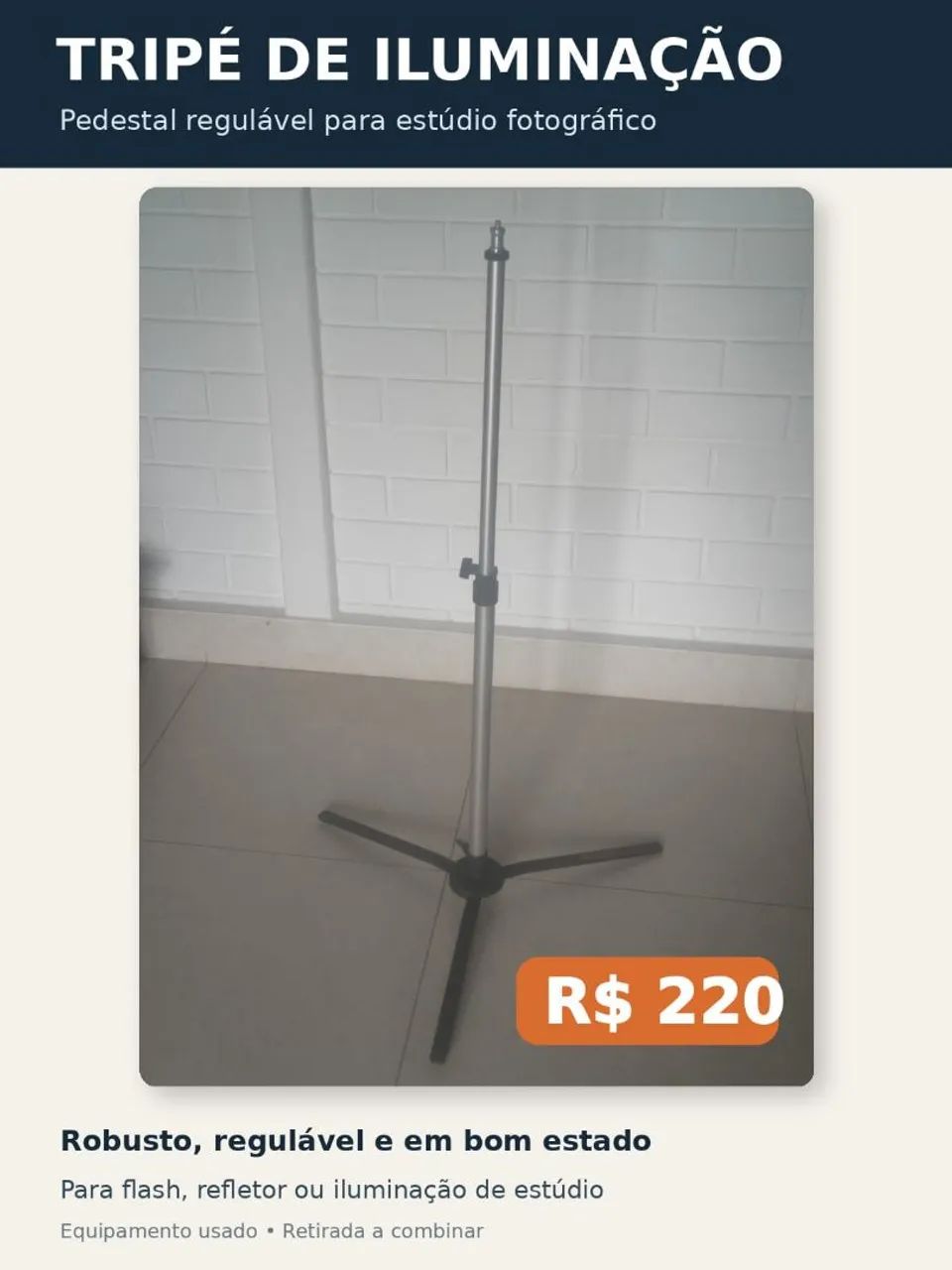 Tripé de fundo