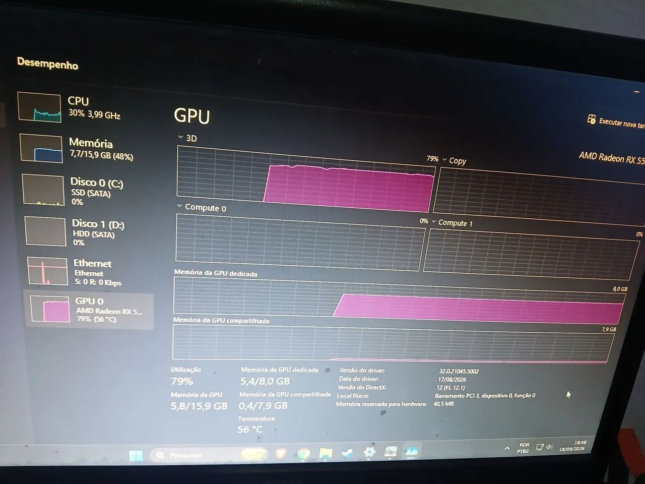 Rx 5500 xt 8gb - Foto 3