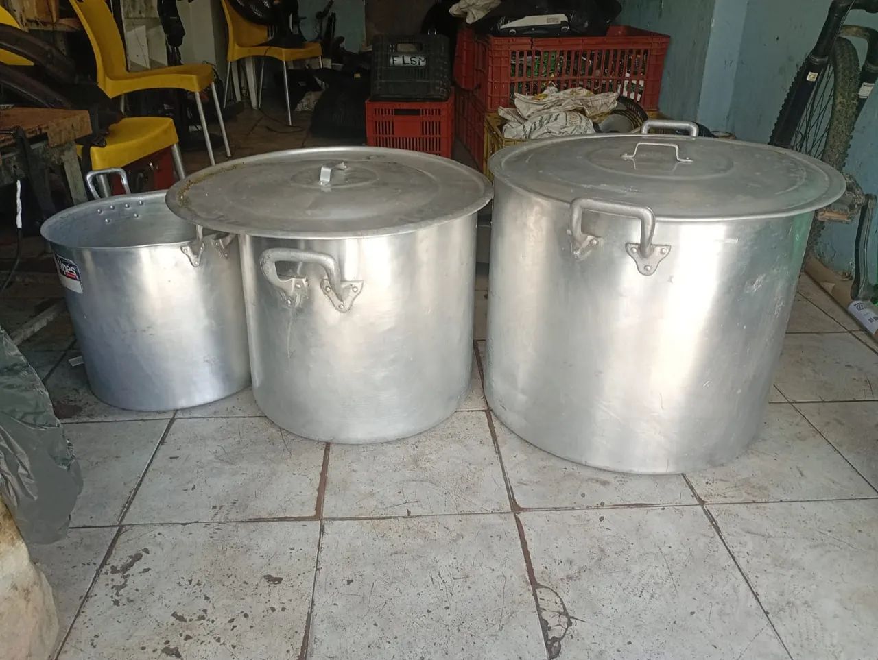 Conjunto de panelas gigante 