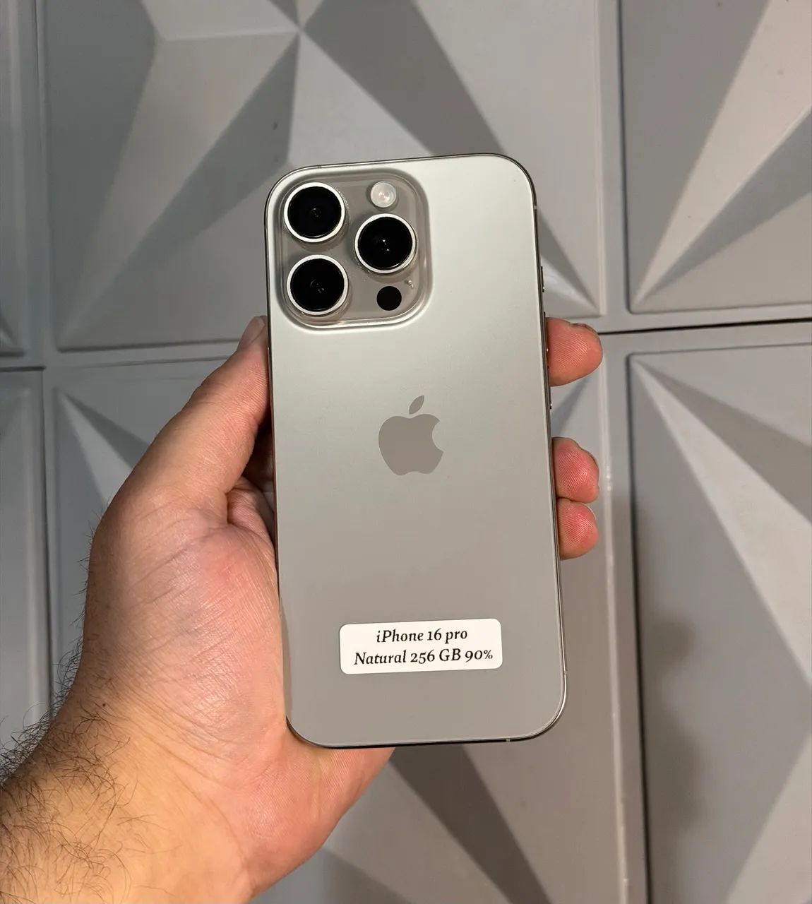 iPhone 16 pro natural 128 GB 90% top 