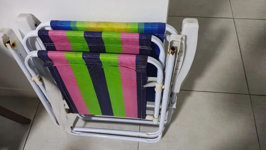 Cadeiras de praia com defeito - Foto 2