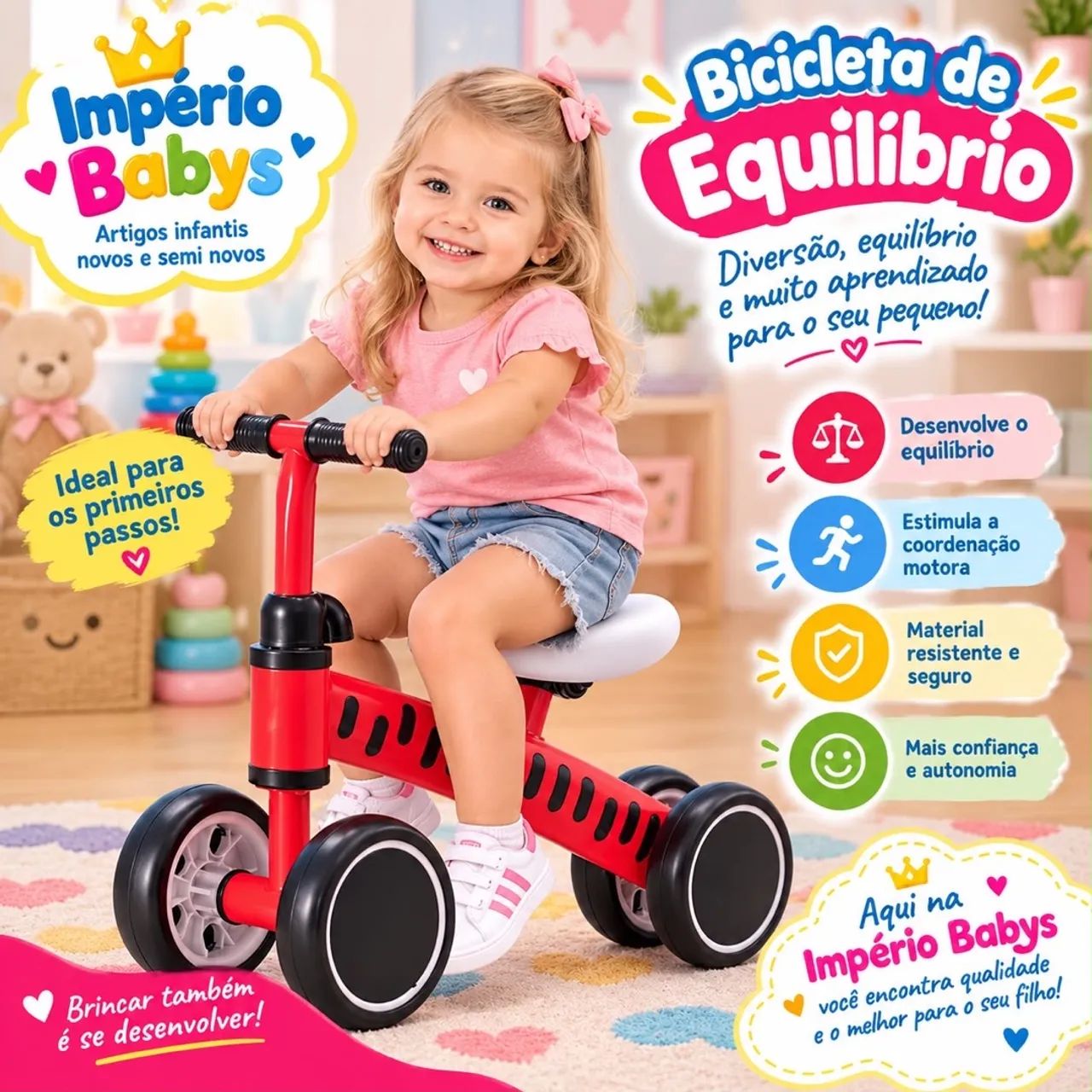 Bicicleta de equilíbrio  - Foto 3