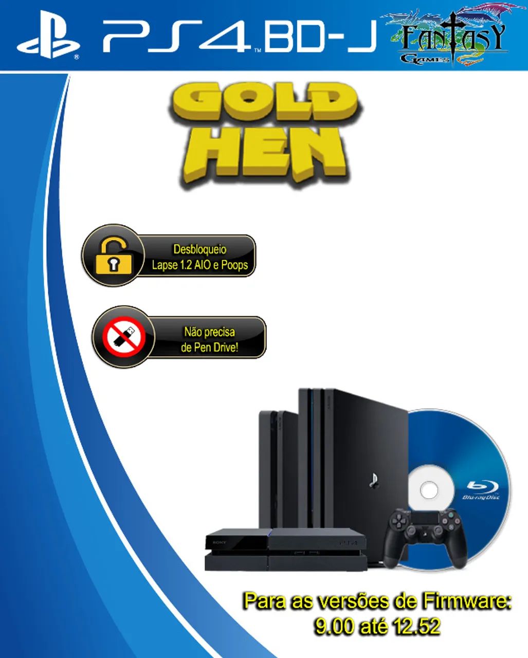 GoldHen PS4 Destrav