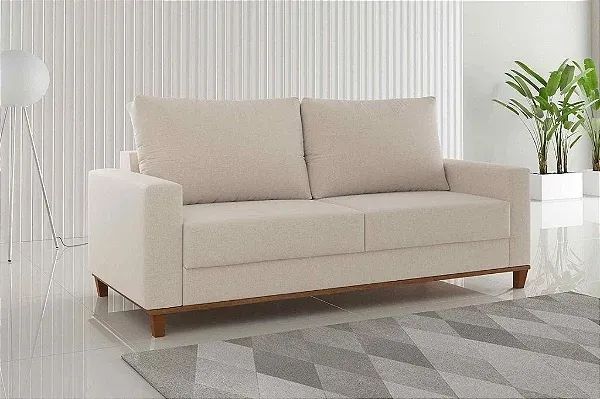 SOFA LIVING  PALAZZO 180CM TEC LINHO r76 - Foto 3