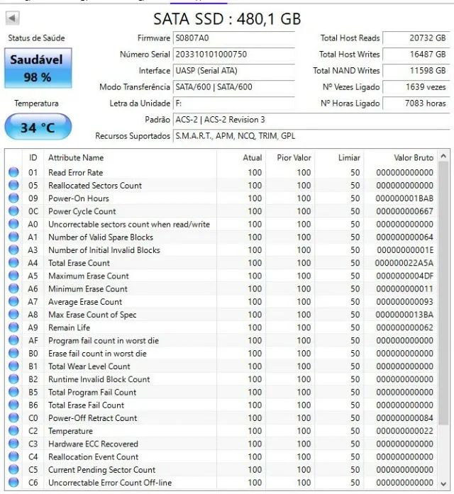 SSD de 480GB - Foto 4