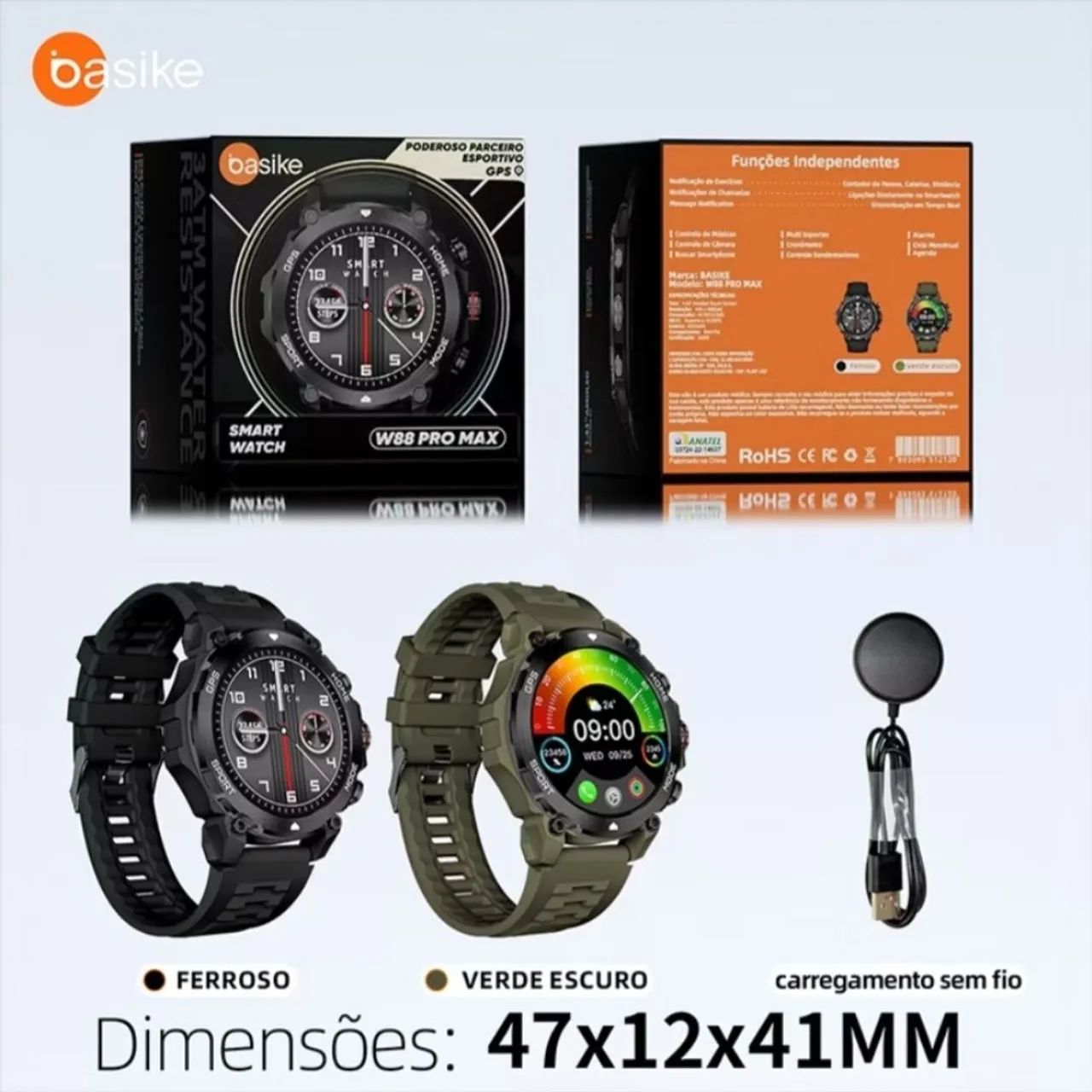 Basike relógio smartchwatch Bluetooth - Foto 4
