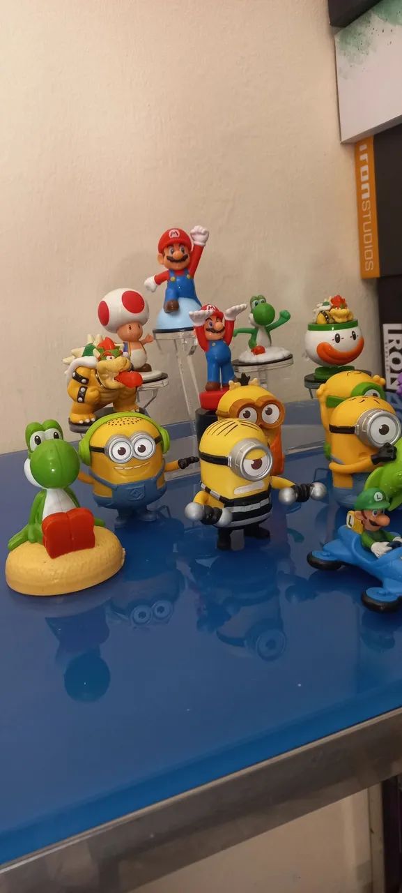 Vendo miniaturas Mario broz e dos minions - Foto 3