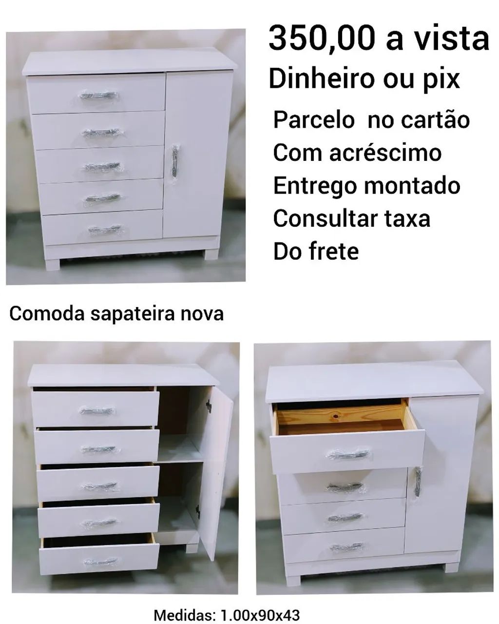 Comoda sapateira nova